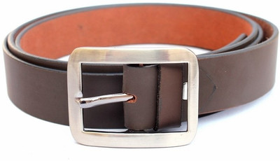 54% OFF on Tops Men Semi-formal Brown Genuine Leather Belt Brown