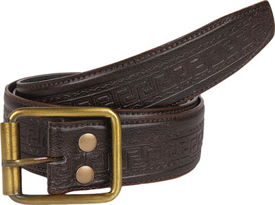 80% OFF on G-MOS Men Casual Brown Artificial Leather Belt Brown04 80% OFF on G-MOS Men Casual Brown Artificial Leather Belt Brown04