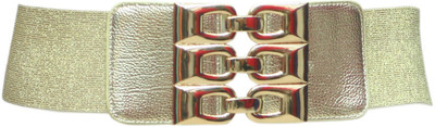 50% OFF on Acme Women Casual Gold Artificial Leather Belt Gold