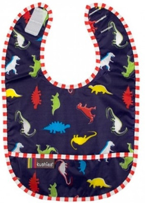 5% OFF on Kushies Taffeta Waterproof Bib , Dino Navy 5% OFF on Kushies Taffeta Waterproof Bib , Dino Navy