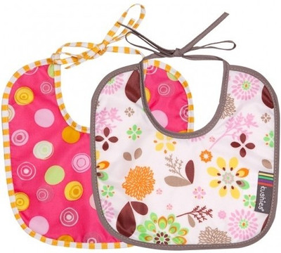 14% OFF on Kushies Taffeta Bib 2 pk Newborn Girl 14% OFF on Kushies Taffeta Bib 2 pk Newborn Girl