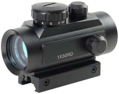 58% OFF on Zingalalaa 1x30RD Tactical Red Green Dot Sight Scope Riflescope