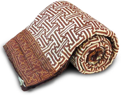 42% OFF on Textile India Self Design Single Quilt