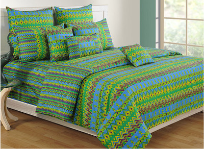 15% OFF on Swayam Cotton Printed Double Bedsheet
