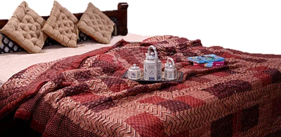 39% OFF on GRJ India Printed Double Quilt