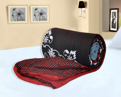 25% OFF on Salona Bichona Geometric Single Quilt & Comforter