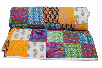 33% OFF on Krishnam Creation Printed Double Quilt