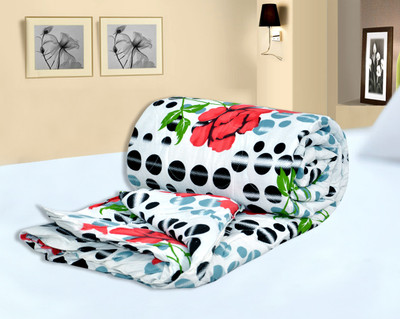 24% OFF on Salona Bichona Floral Single Quilt & Comforter