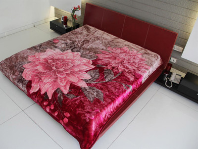 22% OFF on Youngman Floral Double Top Sheet