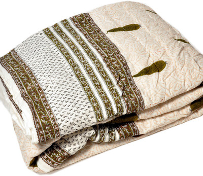 28% OFF on Sunshine Rajasthan Abstract Single Quilt