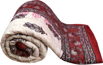 52% OFF on Buy Clues Striped Double Quilt