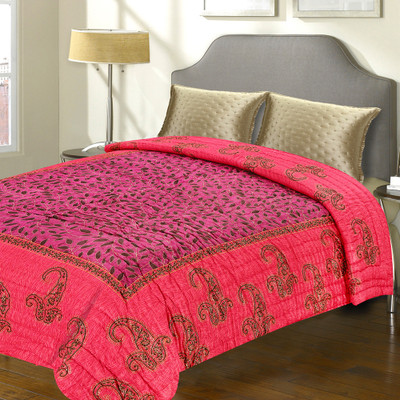 50% OFF on Aapno Rajasthan Floral Double Blanket