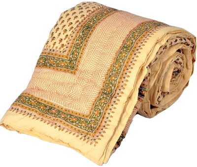 38% OFF on Sunshine Rajasthan Abstract Single Quilt