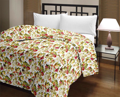 58% OFF on RajasthaniKart Floral Single Top Sheet