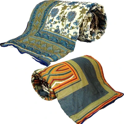 26% OFF on Jaipur Raga Floral Double Top Sheet