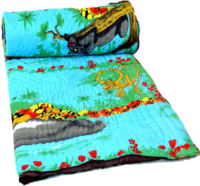 8% OFF on Shop Avenue Printed Single Comforter Blue