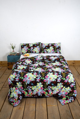 56% OFF on Ocean Collection Floral Double Quilt & Comforter