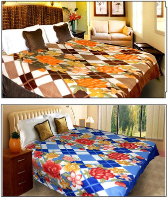 49% OFF on Klick Printed Double Blanket