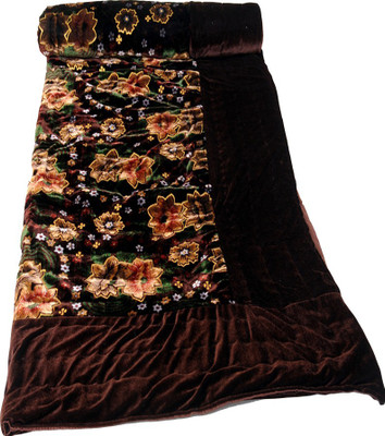 5% OFF on Shop Avenue Printed Double Blanket Brown 5% OFF on Shop Avenue Printed Double Blanket Brown