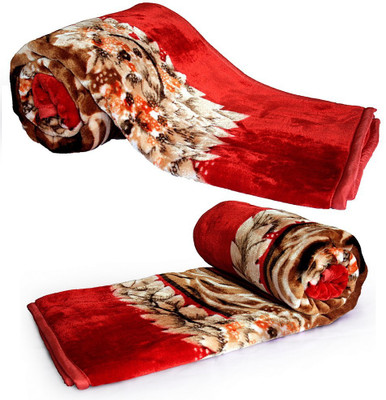 41% OFF on Sunshine Rajasthan Floral Double Top Sheet