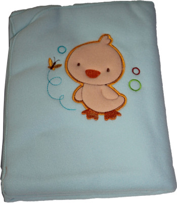 Mama & Bebe Plain Single Blanket Blue Mama & Bebe Plain Single Blanket Blue