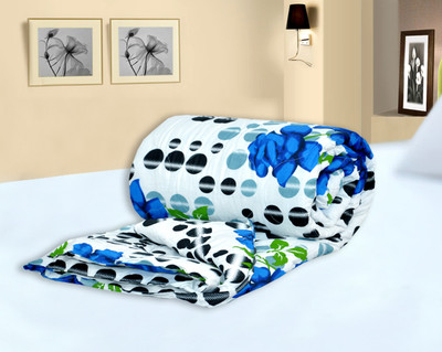 24% OFF on Salona Bichona Floral Single Quilt & Comforter