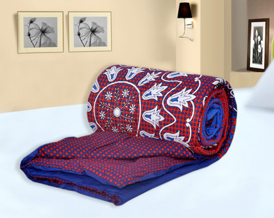25% OFF on Salona Bichona Geometric Single Quilt & Comforter
