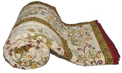 7% OFF on Craft Lounz Floral King Quilt & Comforter