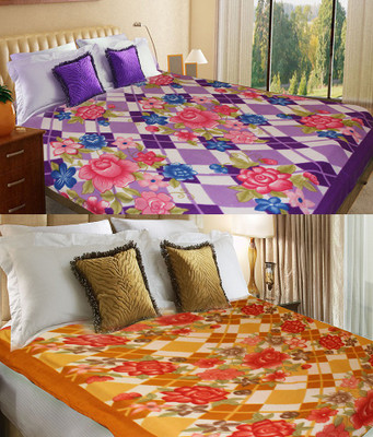 55% OFF on Christy's Collection Floral Double Top Sheet