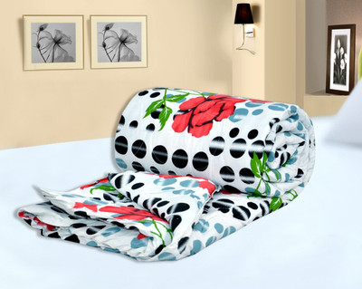 29% OFF on Salona Bichona Floral Double Quilt & Comforter