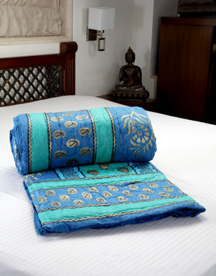 39% OFF on Jodhaa Abstract Double Quilt