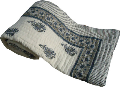 41% OFF on Jaipur Art and Craft Floral Double Top Sheet