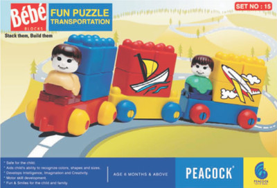 14% OFF on Peacock Bebe Blocks Set no 15 14% OFF on Peacock Bebe Blocks Set no 15