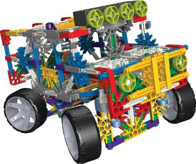 K'Nex Classics 4 Wheel Drive Truck, 313 Pieces (Multicolor)