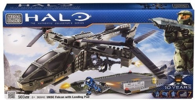 Mega Bloks Halo UNSC Falcon with Landing Pad Mega Bloks Halo UNSC Falcon with Landing Pad