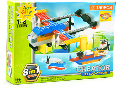11% OFF on Venus Impex Creator Blocks 8 in 1 11% OFF on Venus Impex Creator Blocks 8 in 1