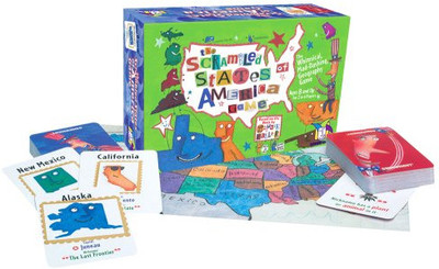 Gamewright Scrambled States Of America Board Game Gamewright Scrambled States Of America Board Game