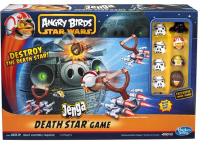 Hasbro Angry Birds Star Wars Fighter Pods Jenga Death Star Board Game Hasbro Angry Birds Star Wars Fighter Pods Jenga Death Star Board Game
