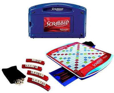 Hasbro Scrabble Deluxe Board Game Hasbro Scrabble Deluxe Board Game