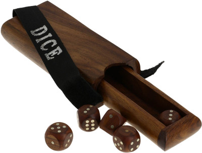 50% OFF on ShalinIndia MN-dice_box_5_dices Board Game 50% OFF on ShalinIndia MN-dice_box_5_dices Board Game