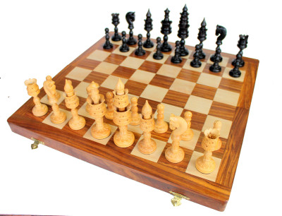25% OFF on StonKraft Collectible Wooden Chess Game Board Set, Wood Figure Pieces Board Game 25% OFF on StonKraft Collectible Wooden Chess Game Board Set, Wood Figure Pieces Board Game