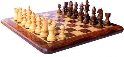 30% OFF on StonKraft Collectible Rosewood Wooden Chess Set with Handcarved Wooden Pieces, Coins 15 inch Chess Board 30% OFF on StonKraft Collectible Rosewood Wooden Chess Set with Handcarved Wooden Pieces, Coins 15 inch Chess Board