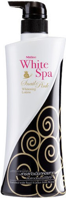 Mistine White Spa Snail Pink Lotion - Snail Extract White Radiance Complex (400 Ml)