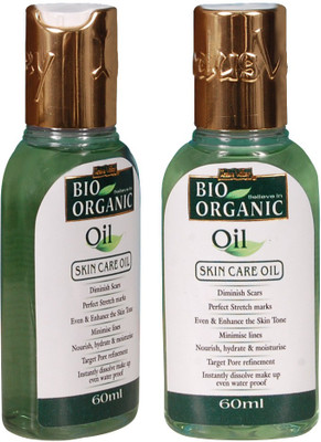 Indus Valley Bio Organic Skin Care Oil (Twin Pack) (120 Ml)