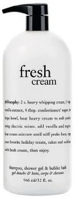 Philosophy Fresh Cream Shampoo & Bubble Bath All In One (960 Ml)