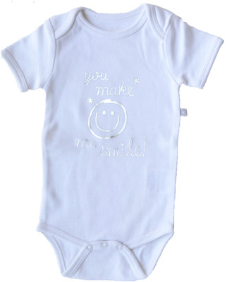 29% OFF on Babeez With Smile Print Baby Boy's Bodysuit