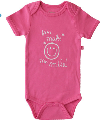 29% OFF on Babeez With Smile Print Baby Girl's Bodysuit