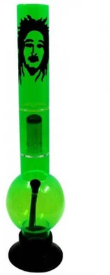 29% OFF on Little Goa Green Bob Marley Single Percolator Acrylic - 14 inch Bong 29% OFF on Little Goa Green Bob Marley Single Percolator Acrylic - 14 inch Bong
