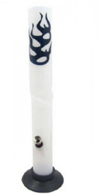 21% OFF on Little Goa Flame Design Straight Acrylic Ice Bong Bong