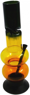 28% OFF on Little Goa Double Bowl Rasta Acrylic Ice - 12 inch Bong 28% OFF on Little Goa Double Bowl Rasta Acrylic Ice - 12 inch Bong